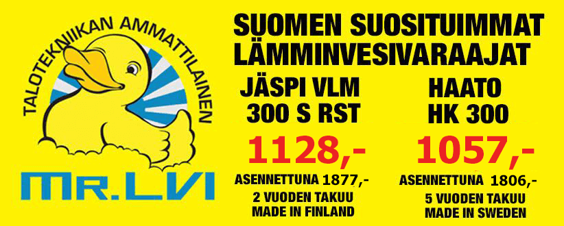 Moduuli malliset 300L lämminvesivaraajat Mr.LVI varaaja.comista