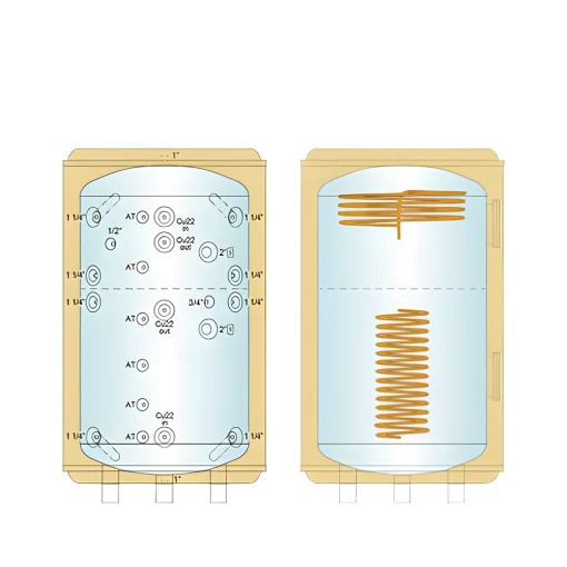 Energiavaraaja Akvaterm Akva GEO 750. Tuotenro: 5235226