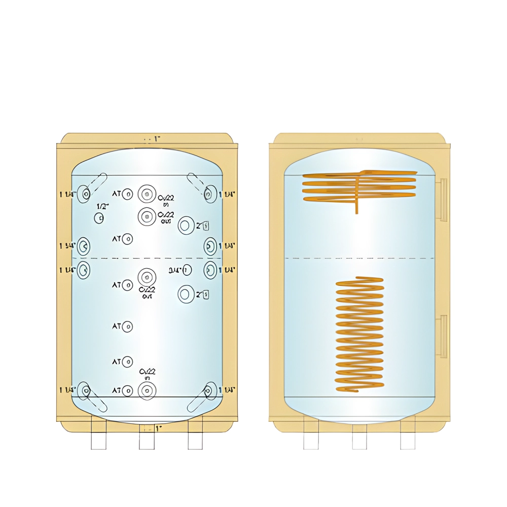 Energiavaraaja Akvaterm Akva GEO 750. Tuotenro: 5235226