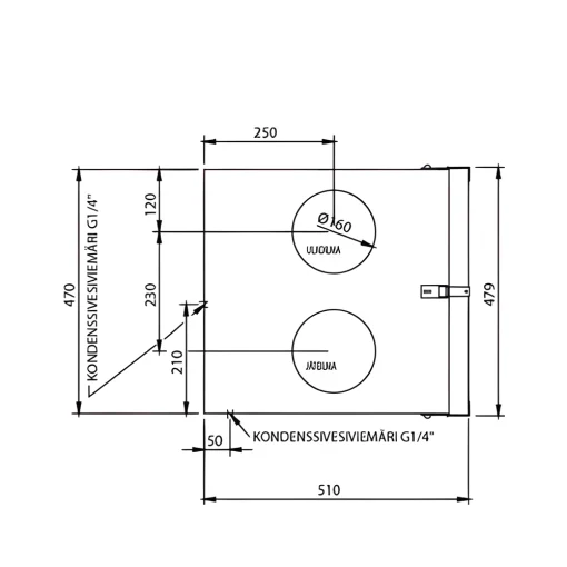 Ilmanvaihtokone Enervent LTR-3 eAir E, tuotenro: 7935674