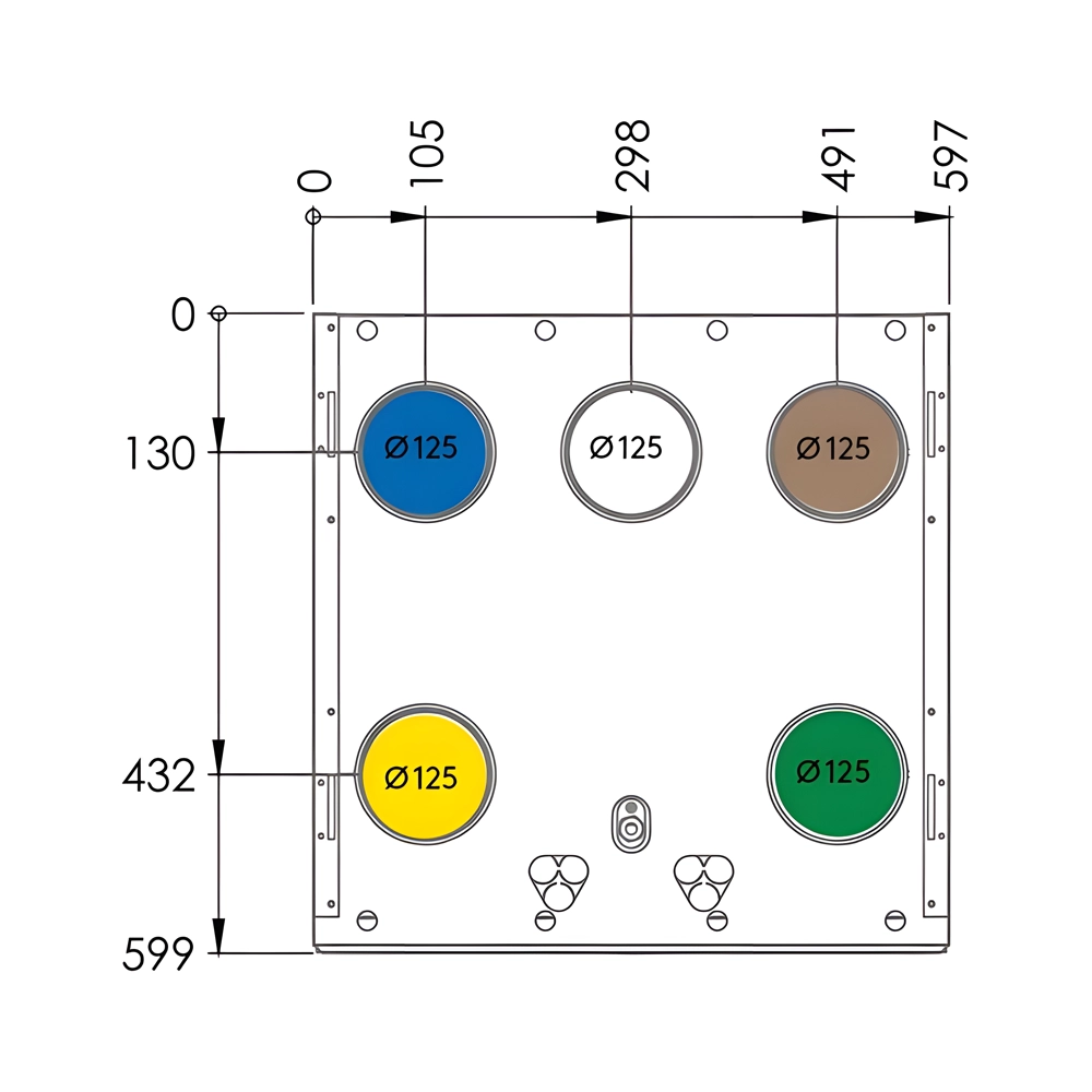 Ilmanvaihtokone Swegon Casa W3 Smart XS R 1240W RH, tuotenro: 7906917