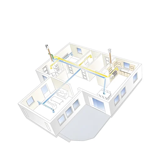 Ilmanvaihtokone Swegon Casa W5 Smart WA-L RH, tuotenro: 7906862