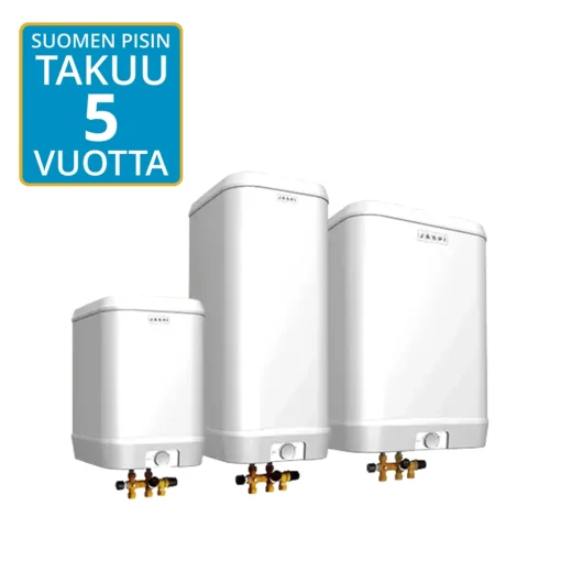 Seinämallinen lämminvesivaraaja Jäspi VLK 100 3kW. LVI-nro: 5260135
