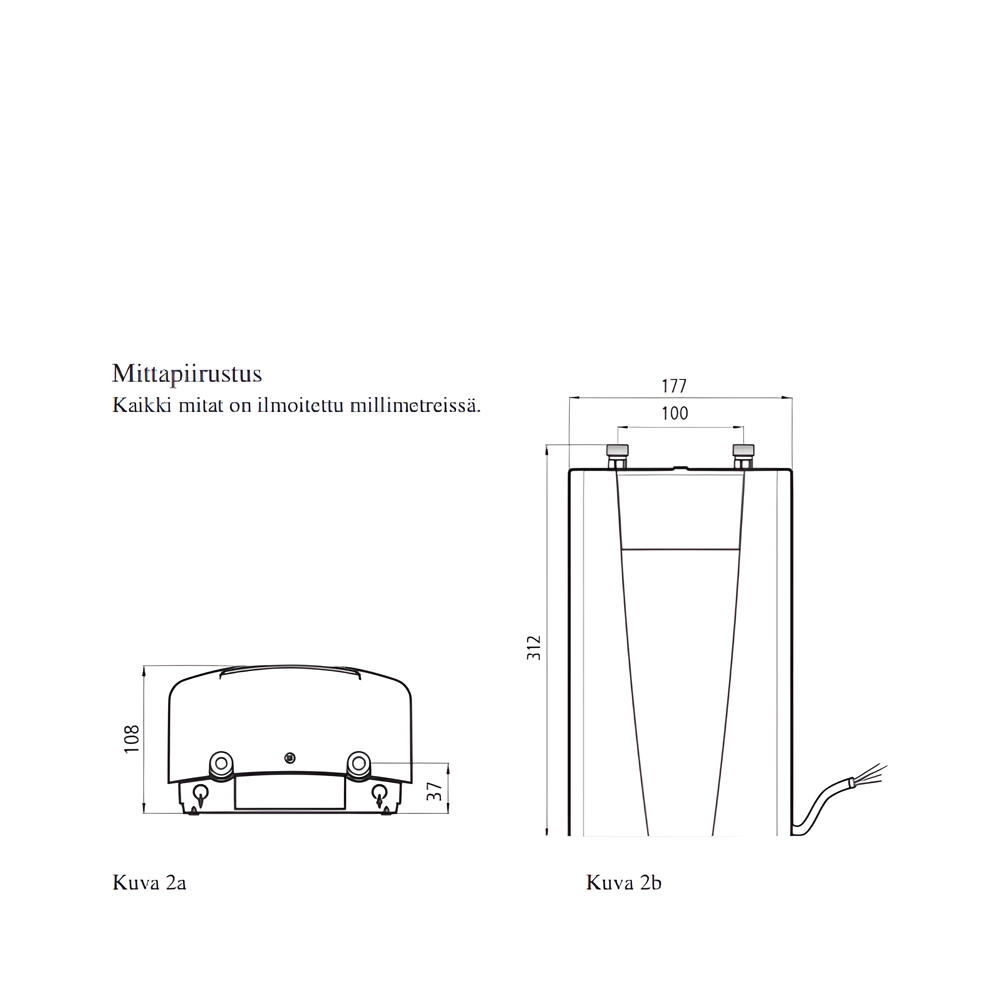 Läpivirtauslämmitin Metromini 11kW, Tuotetunnus: 5273527