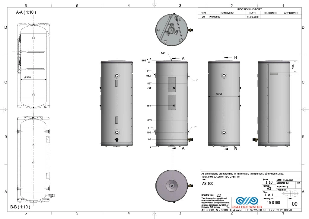 Puskurivaraaja Oso Accu 100-6. Tuotenro: 5249500