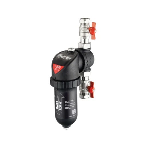 Watman Boilermag M-koon magneettisuodatin puhdistaa suljettujen kiertovesijärjestelmien vettä. Tuotenro: 3614408
