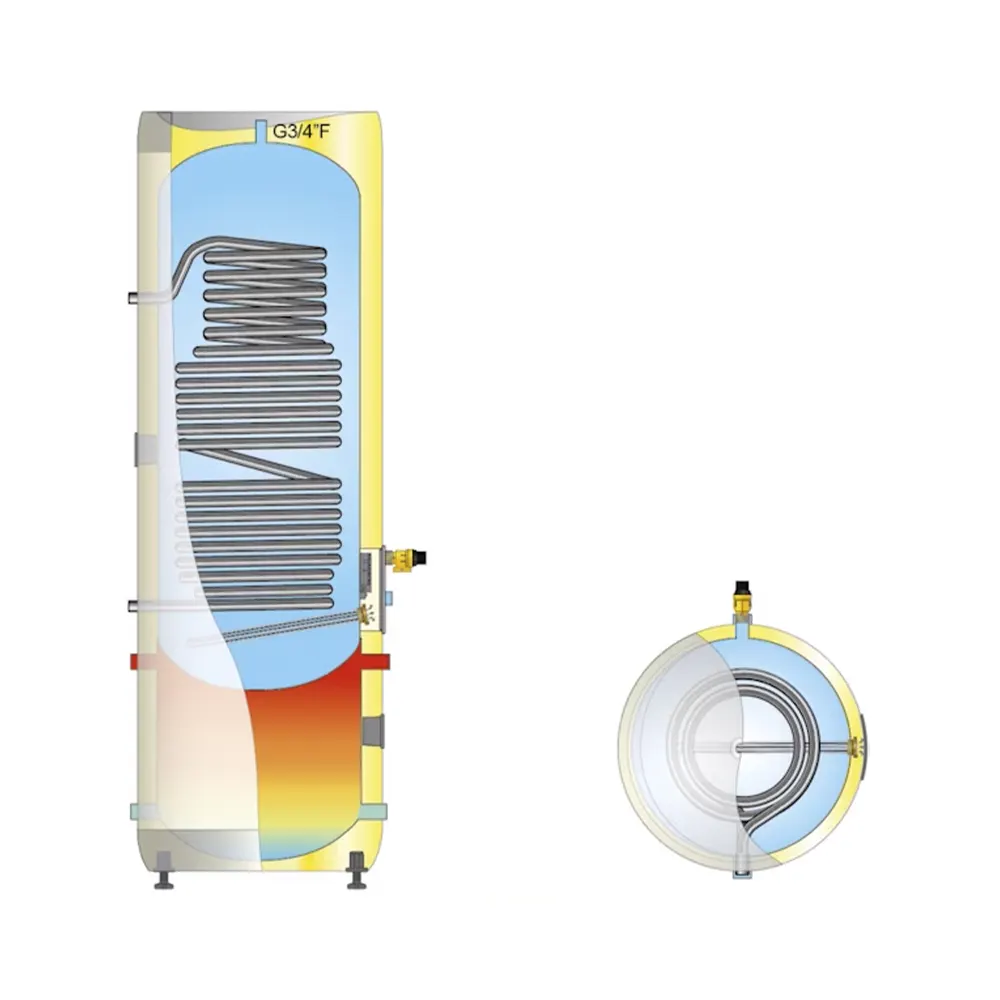 Puskurivaraaja Oso Optima Geocoil OGC 300 3kW tekninen piirros LVI: 5249609