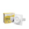Velco VSR-100 korvausilmaventtiili vanhan rautaluukun tai venttiilin tilalle asennettuna. Tuotenro: 8841002