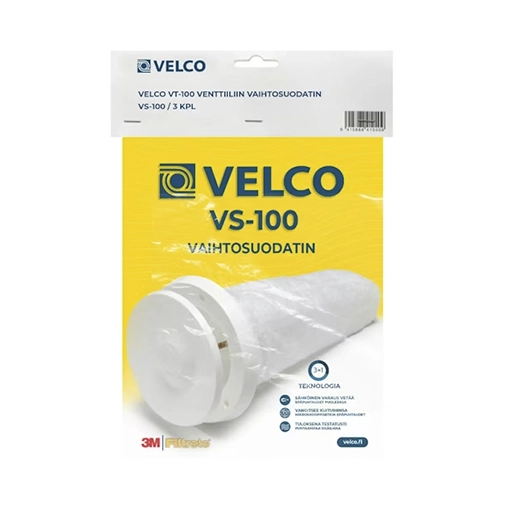 Velco VS-100 vaihtosuodatin pakkaus